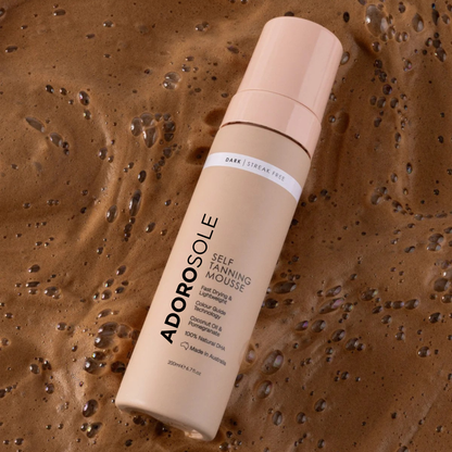 Mousse autoabbronzante scura