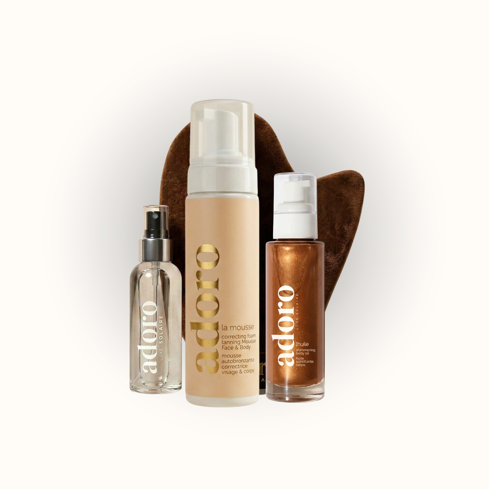Kit abbronzatura totale con paillettes