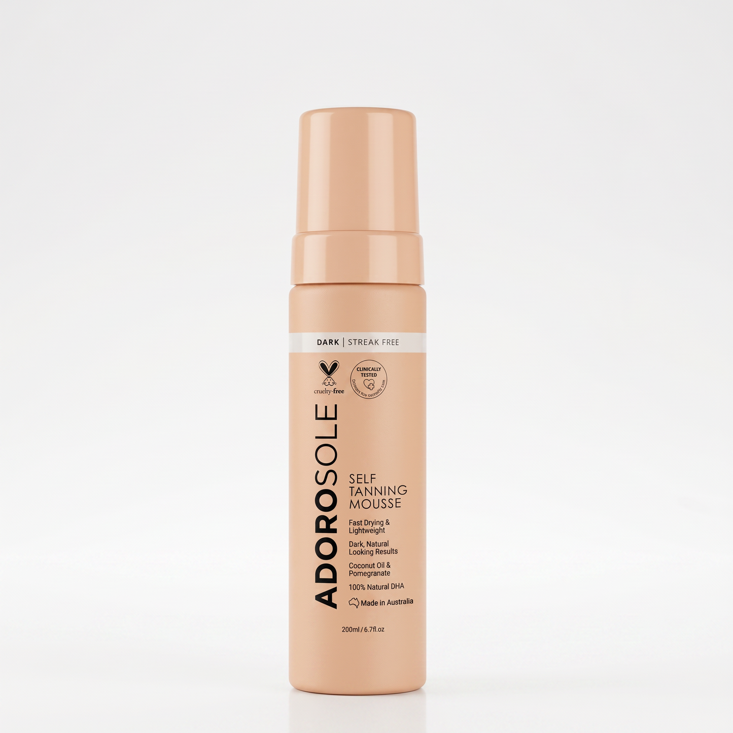 Mousse autoabbronzante scura