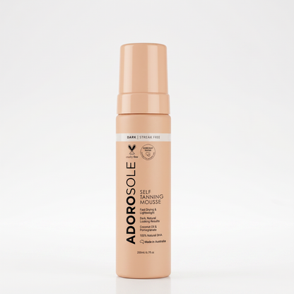 Mousse autoabbronzante scura