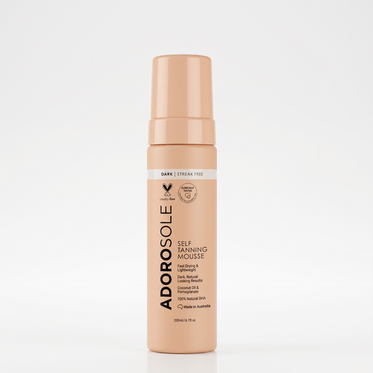 Mousse autoabbronzante scura
